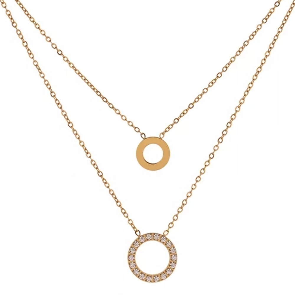 Delicate Layered Necklace - Picture 6 of 6